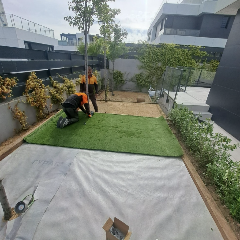 Instalación césped artificial Madrid